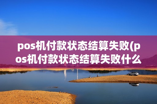 pos机付款状态结算失败(pos机付款状态结算失败什么意思)