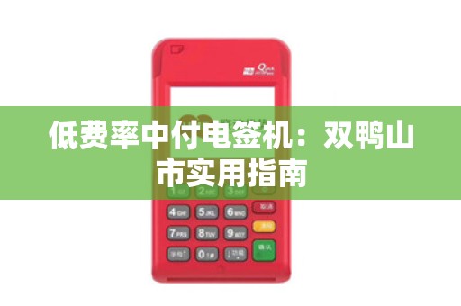 低费率中付电签机：双鸭山市实用指南