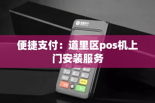 便捷支付：道里区pos机上门安装服务