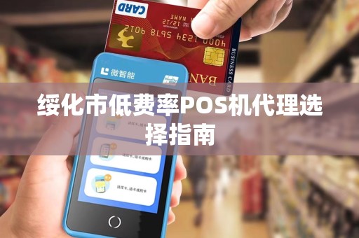 绥化市低费率POS机代理选择指南