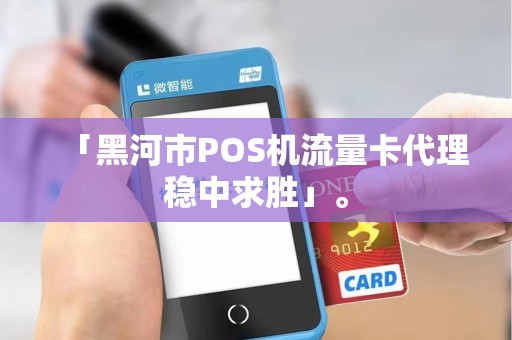 「黑河市POS机流量卡代理稳中求胜」。